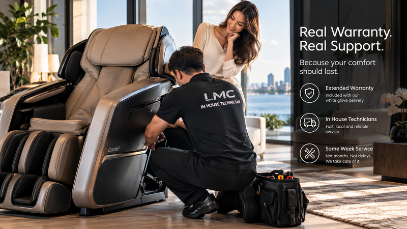 warranty and massage chairs