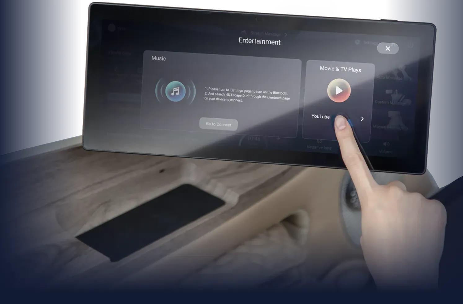 Wide Touchscreen Monitor