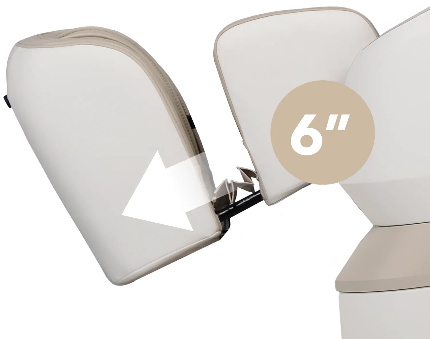 Spring-Loaded Extendable Footrest