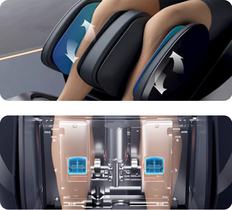 CALF KNEADING & FOOT ROLLERS