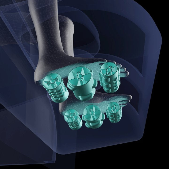 Triple Foot Roller Total Sole Reflexology