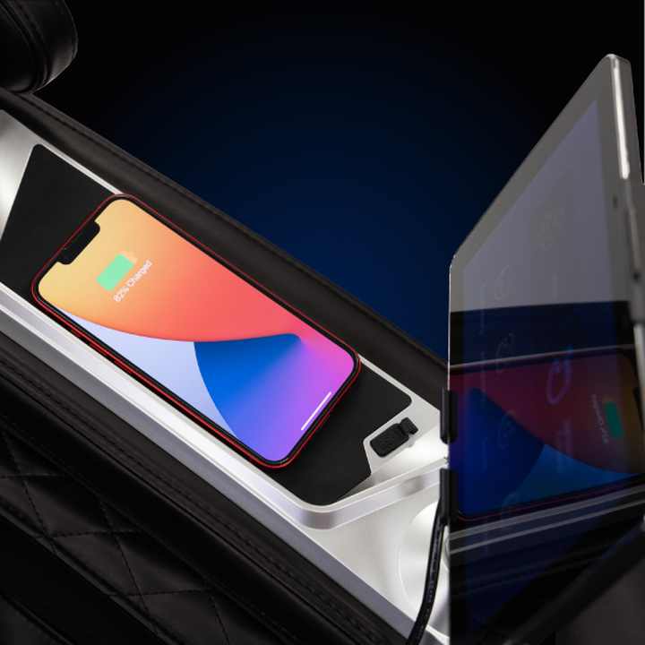 Wireless Charging + USB Port